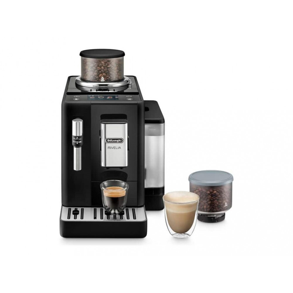 Delonghi EXAM 440.35.B RIVELIA Coffee Machine, Black | Delonghi