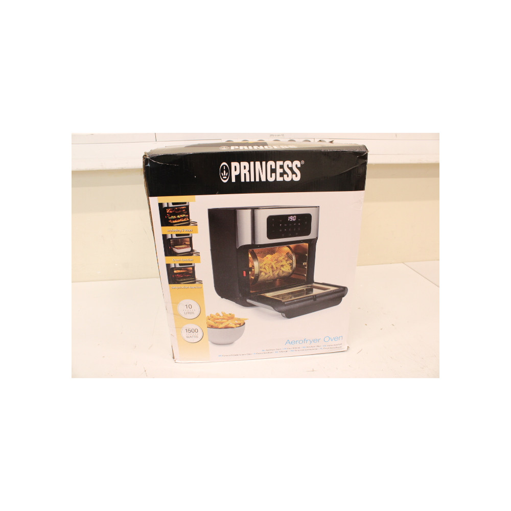 SALE OUT. Princess 01.182065.01.001 Aerofryer Oven, Black/Stainless Steel | Princess Aerofryer Oven | 182065 | Power 1500 W | Ca