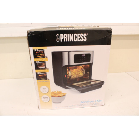 SALE OUT. Princess 01.182065.01.001 Aerofryer Oven, Black/Stainless Steel | Princess Aerofryer Oven | 182065 | Power 1500 W | Ca