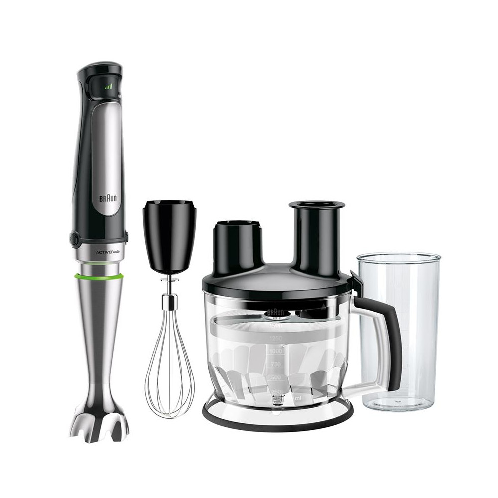 Braun | MQ7075 | 1000 W | Hand Blender | Hand Blender | Number of speeds 1 | Turbo mode | Chopper | Black