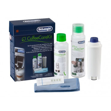 Delonghi | DLSC306 Maintenance Care Kit for Bean to Cup & Espresso Coffee Machines, includes five cleaning accessories