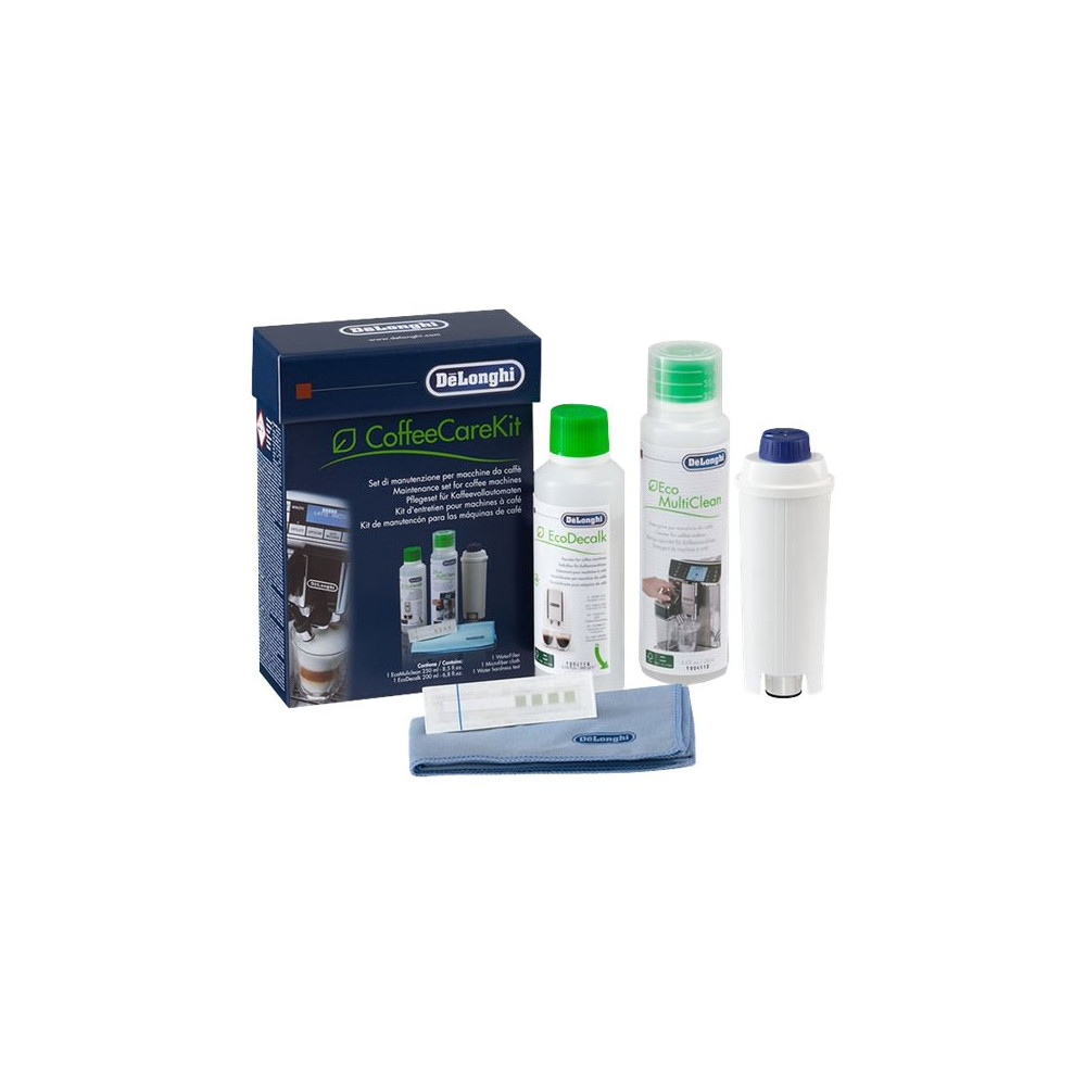 Delonghi | DLSC306 Maintenance Care Kit for Bean to Cup & Espresso Coffee Machines, includes five cleaning accessories