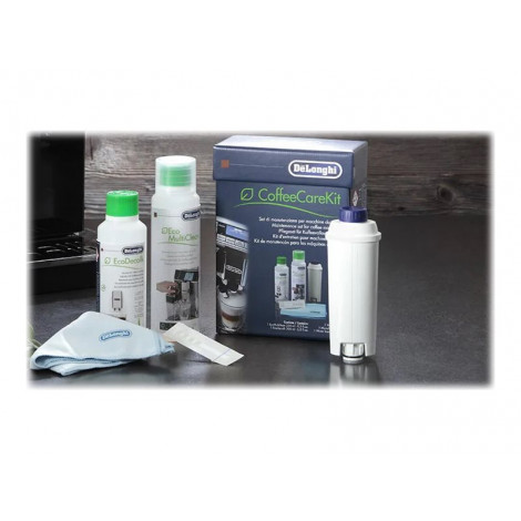 Delonghi | DLSC306 Maintenance Care Kit for Bean to Cup & Espresso Coffee Machines, includes five cleaning accessories