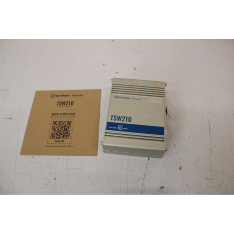 SALE OUT. Teltonika TSW210 UNMANAGED INDUSTRIAL SWITCH | Teltonika | Switch | TSW210 | Unmanaged | Wall mountable | Gigabit Ethe