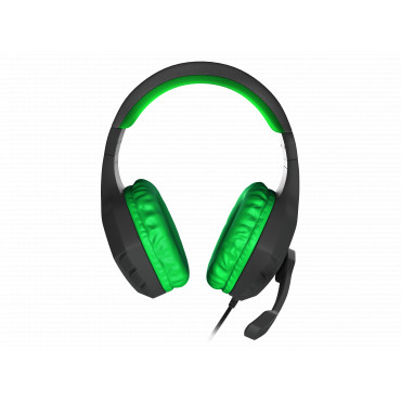 GENESIS ARGON 200 Gaming Headset, On-Ear, Wired, Microphone, Green | Genesis | ARGON 200 | Wired | On-Ear