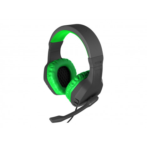 GENESIS ARGON 200 Gaming Headset, On-Ear, Wired, Microphone, Green | Genesis | ARGON 200 | Wired | On-Ear