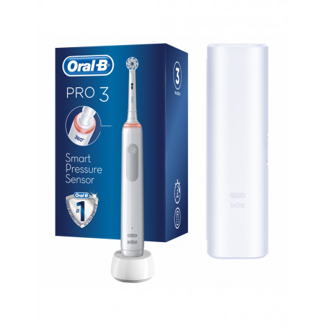 Oral-B | Electric Toothbrush | Pro3 3500 Sensitive Clean | Rechargeable | For adults | Number of brush heads included 1 | Number