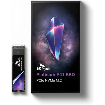 SK Hynix Platinum P41 SSD | 500 GB | SSD form factor M.2 2280 | Solid-state drive interface PCIe Gen4x4 | Read speed 7000 MB/s |