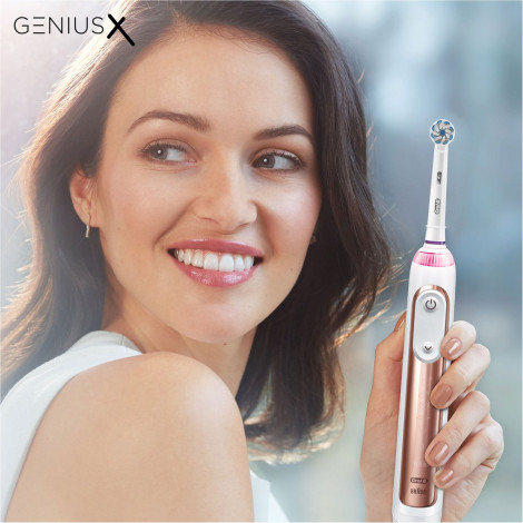 Oral-B Electric Toothbrush | Genius X | Rechargeable | For adults and children | Number of brush heads included 1 | Number of te