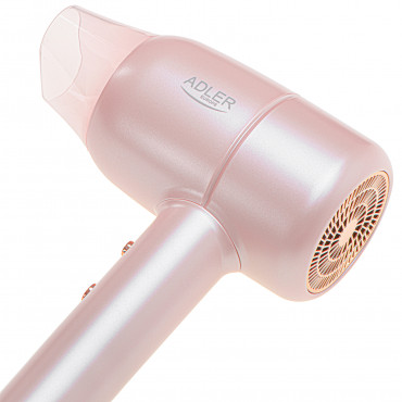 Adler Hair Dryer | AD 2279p | 1800 W | Number of temperature settings 2 | Ionic function | Pink