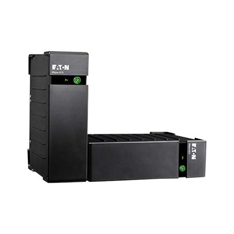 Eaton Ellipse ECO UPS USB DIN, 1600 VA, 1000 W, Input: C14, Outputs: (4) Schuko, (4) Schuko surge only, Tower | Eaton