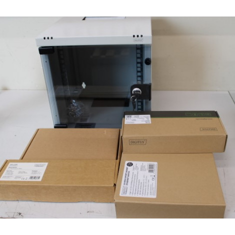 SALE OUT. DIGITUS Network Set - 254 mm (10") - 6U, 312 x 100 mm (W xD) | Digitus | Network Set | DN-10-SET-1 | DEMO | The 254 mm