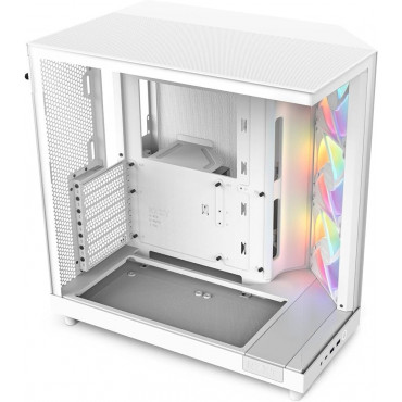 NZXT PC case H6 Flow RGB white