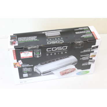 SALE OUT. | Caso | Bar Vacuum sealer | VC10 | Power 110 W | Temperature control | Silver | SCRATCHES ON SIDES