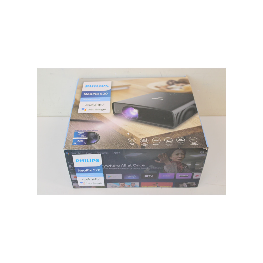 SALE OUT. Philips Neopix 520 Home Projector, 1920x1080, 350lm, 16:9, 3000:1, Black | Philips | Neopix 520 | Full HD (1920x1080) 