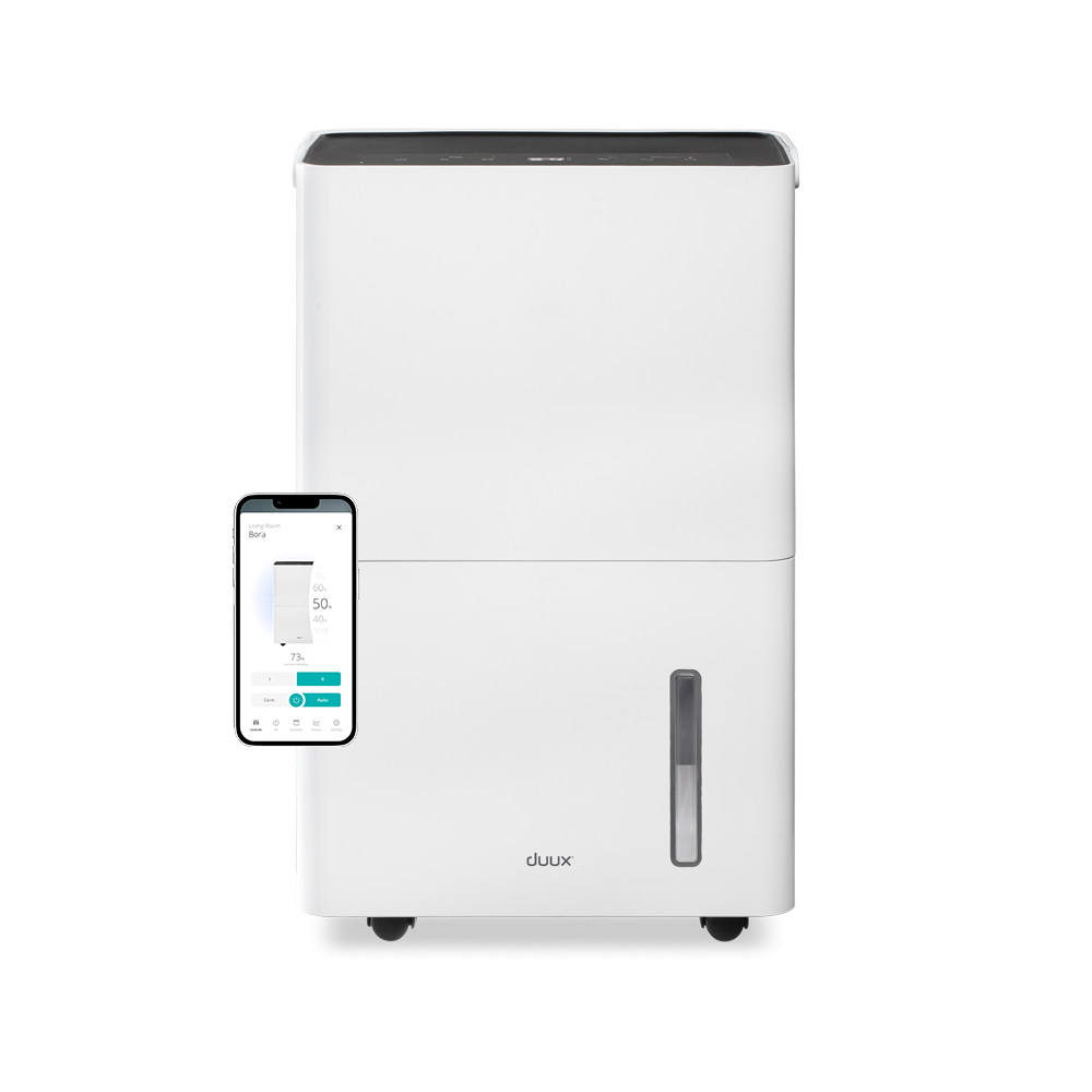 Duux Smart Dehumidifier | Bora | Suitable for rooms up to 50 m | Water tank capacity 4 L | White