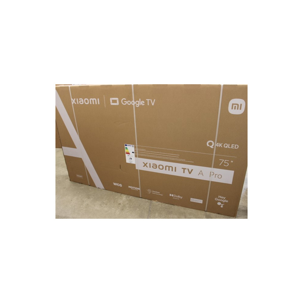 Xiaomi QLED TV A Pro 2025 | 75'' | Smart TV | Google TV | 4K UHD | Black | DAMAGED PACKAGING