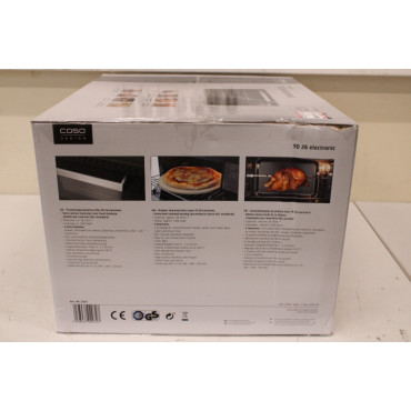 SALE OUT. Caso TO26 electronic oven, 5 functions, 1500W | Caso Electronic oven | TO26 | Sensor touch | Convection | Height 30 cm