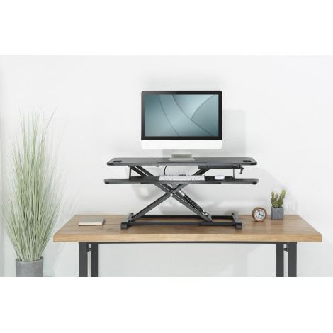 Digitus DA-90380-1 Ergonomic Workspace Riser | 10-50 cm | Maximum load weight 15 kg | Black