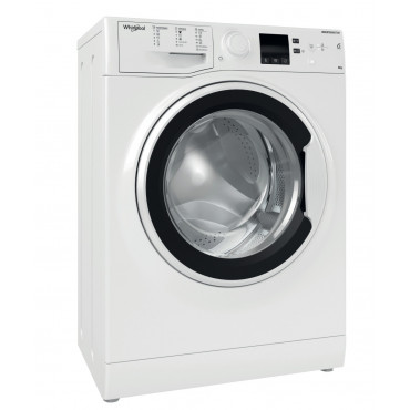 Whirlpool Washing machine | WRBSS 6249 W EU | Energy efficiency class C | Front loading | Washing capacity 6 kg | 1200 RPM | Dep