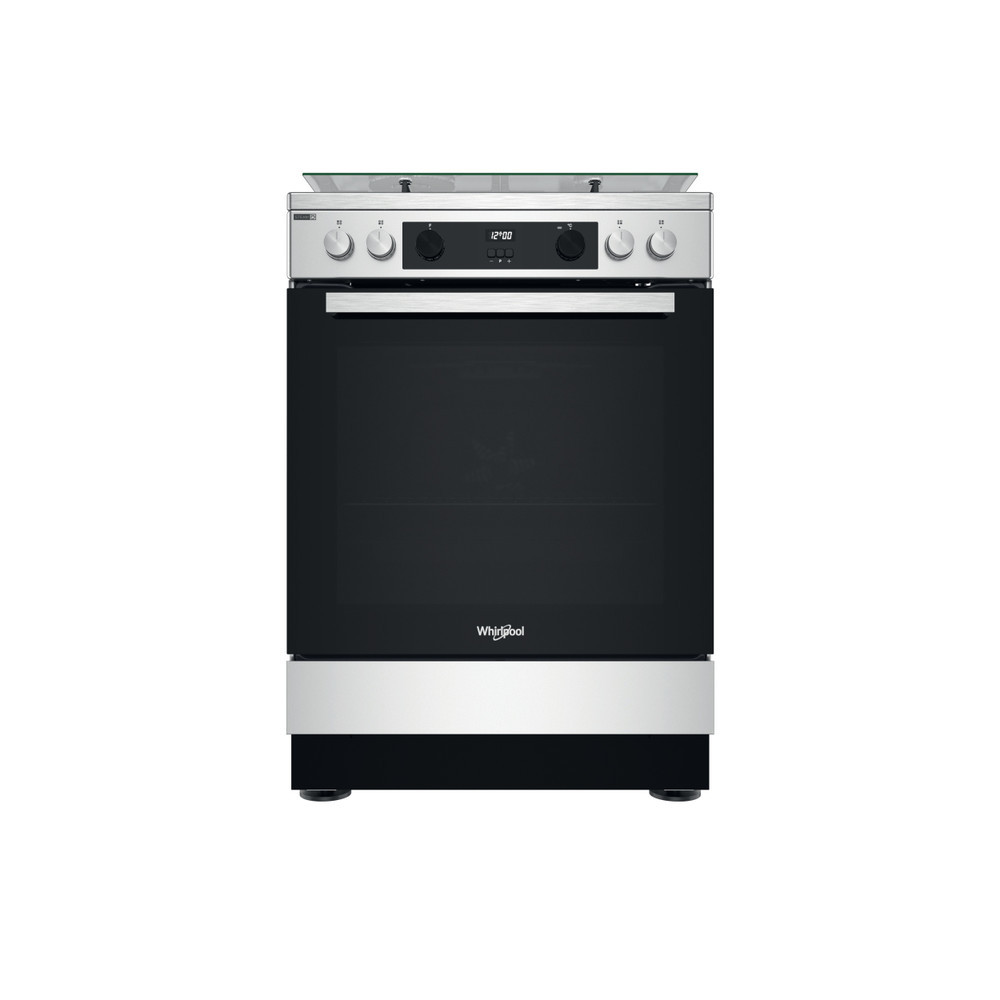 Whirlpool Cooker | WS68G8CHX/E/1 | Hob type Gas | Oven type Electric | Stainless Steel | Width 60 cm | Digital | Depth 60 cm | 7