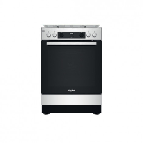 Whirlpool Cooker | WS68G8CHX/E/1 | Hob type Gas | Oven type Electric | Stainless Steel | Width 60 cm | Digital | Depth 60 cm | 7