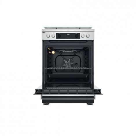 Whirlpool Cooker | WS68G8CHX/E/1 | Hob type Gas | Oven type Electric | Stainless Steel | Width 60 cm | Digital | Depth 60 cm | 7