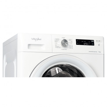 Whirlpool Washing machine | FFS 7469 W EE | Energy efficiency class A | Front loading | Washing capacity 7 kg | 1400 RPM | Depth