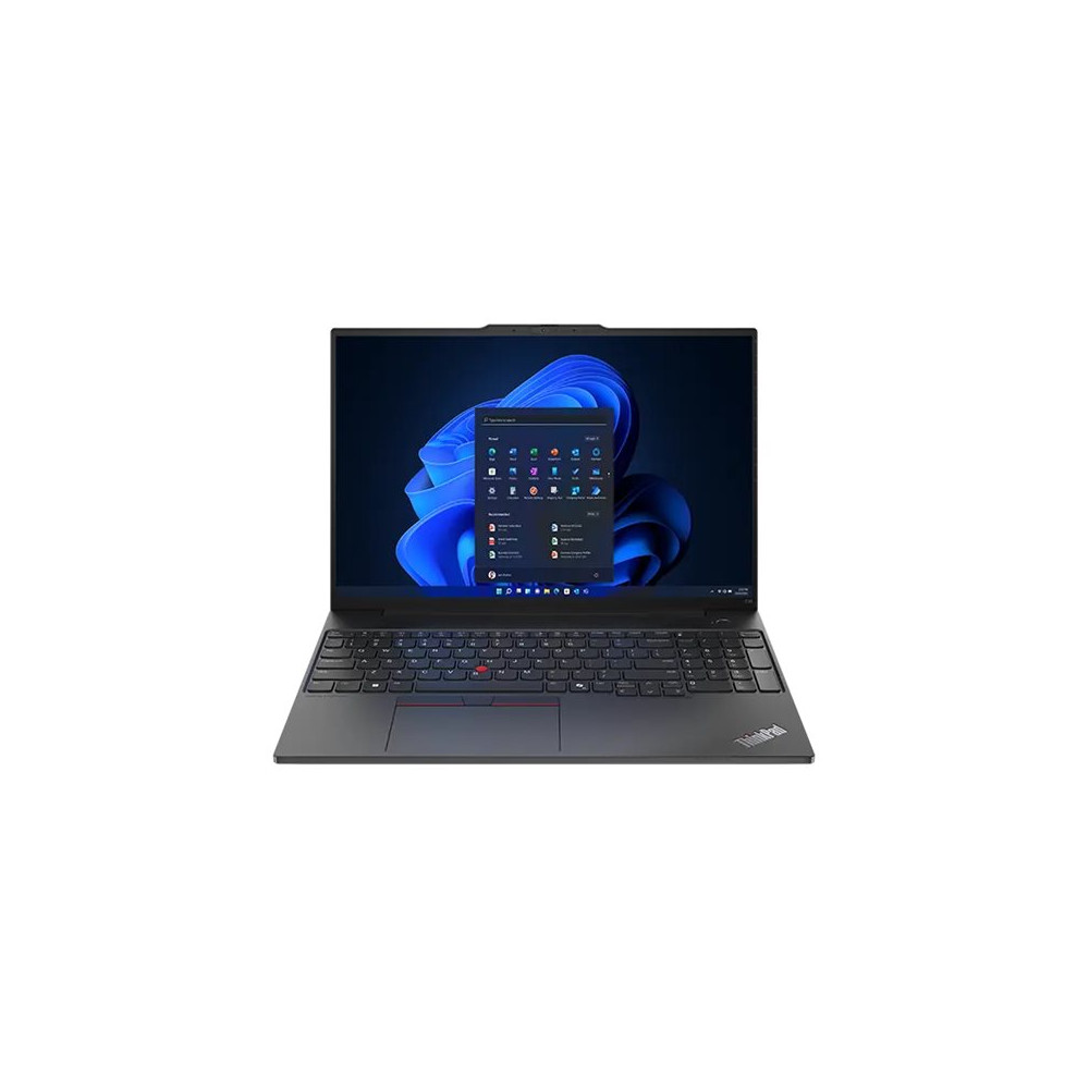 Lenovo ThinkPad E16 | Black | 16 " | IPS | WUXGA | 1920 x 1200 pixels | Anti-glare | Intel Core Ultra 7 | 155H | 16 GB | SO-DIMM