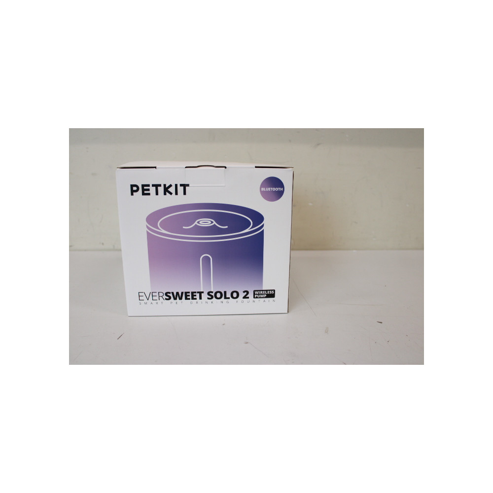 SALE OUT. Petkit P4114 (CT-W2) Eversweet Solo 2 Fountain, White | PETKIT | Smart Pet Drinking Fountain | Eversweet Solo 2 | Capa