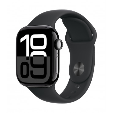 Apple Watch Series 10 | Smart watch | GPS (satellite) | Always-On Retina | Waterproof | Jet Black