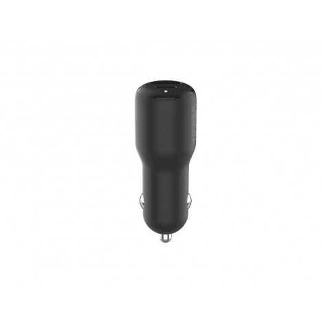 BELKIN BOOST CHARGE 42w - 30w USB-C PD PPS + 12w USB-A Car Charger, Black | Belkin