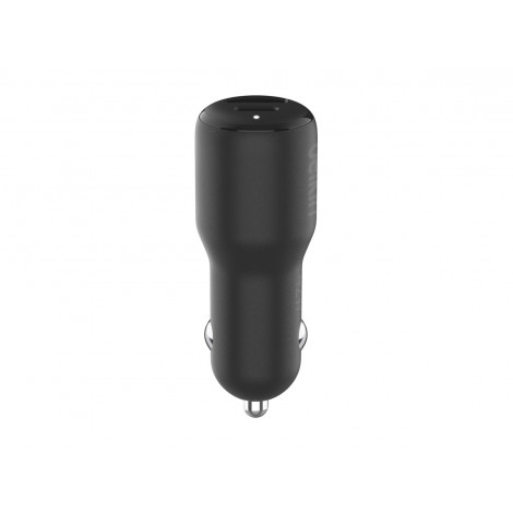 BELKIN BOOST CHARGE 42w - 30w USB-C PD PPS + 12w USB-A Car Charger, Black | Belkin