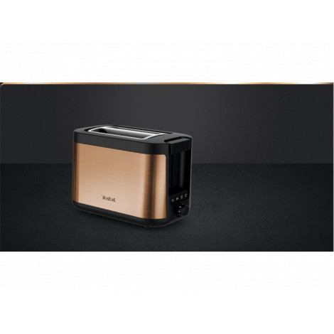 Tefal Coppertinto TT430G10 Toaster, 850 W, black/copper, Gold | TEFAL