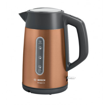 Bosch | Kettle | TWK4P439 | Electric | 2400 W | 1.7 L | Stainless steel | 360 rotational base | Copper