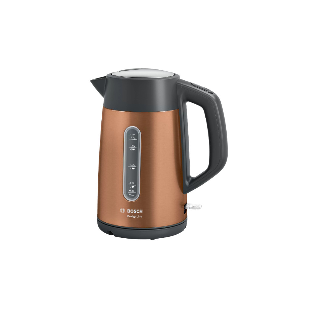 Bosch | Kettle | TWK4P439 | Electric | 2400 W | 1.7 L | Stainless steel | 360 rotational base | Copper