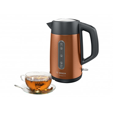 Bosch | Kettle | TWK4P439 | Electric | 2400 W | 1.7 L | Stainless steel | 360 rotational base | Copper