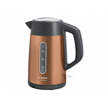 Bosch | Kettle | TWK4P439 | Electric | 2400 W | 1.7 L | Stainless steel | 360 rotational base | Copper