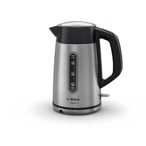 Bosch | Kettle | DesignLine TWK4P440 | Electric | 2400 W | 1.7 L | Stainless steel | 360 rotational base | Stainless steel/Black