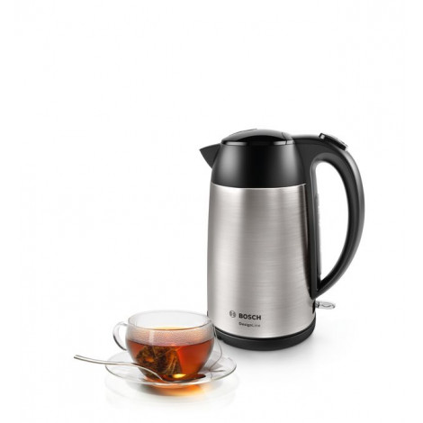 Bosch | Kettle | DesignLine TWK3P420 | Electric | 2400 W | 1.7 L | Stainless steel | 360 rotational base | Stainless steel/Black