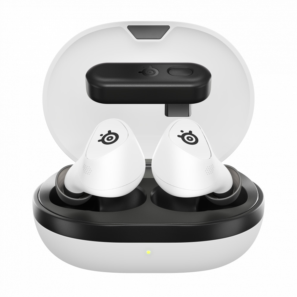 SteelSeries | Wireless Gaming Earbuds | Arctis GameBuds | Bluetooth | In-Ear | Microphone | Wireless | White