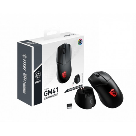 MSI | Clutch GM41 Lightweight | Optical | Gaming Mouse | Black | Yes