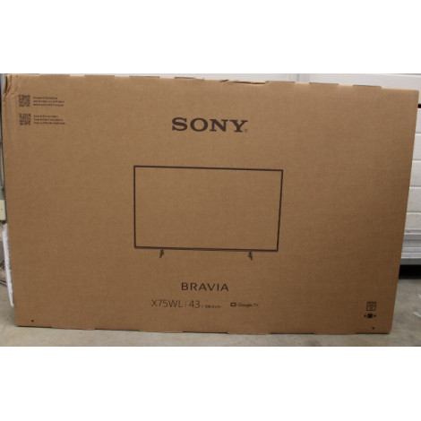 Sony | KD43X75WL | 43" (108cm) | Android | QFHD | Black | DAMAGED PACKAGING