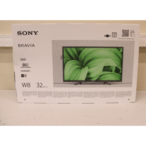 Sony KD32W800P | 32" (80 cm) | Smart TV | Android | HD | Black | DAMAGED PACKAGING, FEW SMALL NICKS ON TOP FRAME