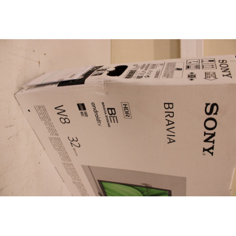 Sony KD32W800P | 32" (80 cm) | Smart TV | Android | HD | Black | DAMAGED PACKAGING, FEW SMALL NICKS ON TOP FRAME