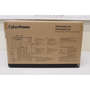 SALE OUT.CyberPower PR1500ELCD Smart App UPS Systems CyberPower Smart App UPS Systems PR1500ELCD 1500 VA 1350 W DAMAGED PACKAGIN