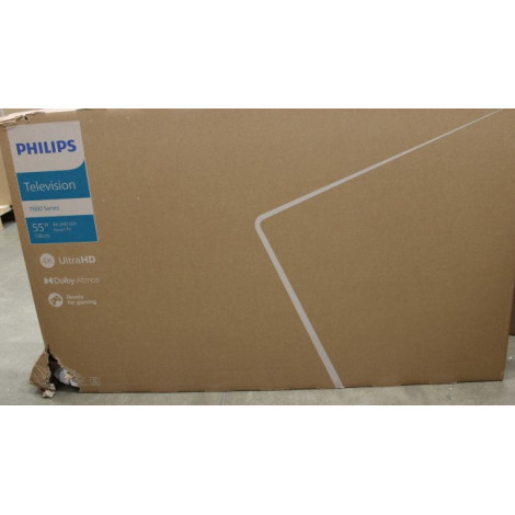 Philips | LED TV | 55PUS7609/12 | 55 | Smart TV | Titan OS | 4K UHD | Anthracite Gray | DAMAGED PACKAGING