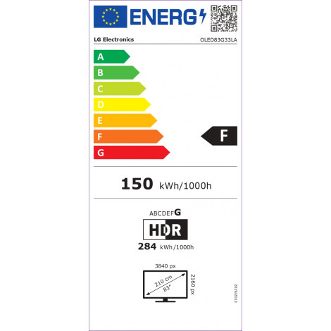 LG | OLED83G33LA | 83" | Smart TV | webOS 23 | 4K UHD