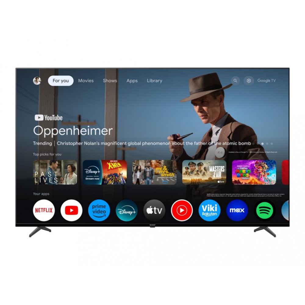 Sharp 70GL4260E | 70" | Smart TV | Google TV | 4K Ultra HD