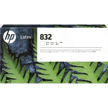 HP 832 1L White Latex Ink...